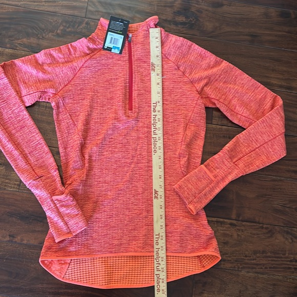 Nike | Nike element Women's Orange Quarter-Zip Sweatshirt - Picture 10 of 15